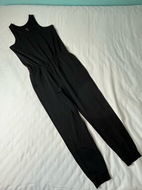 Girls Black Athleta Girl Hop Skip and a Jumpsuit. Size XXL 16